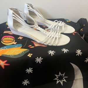 White Enzo Angiolini Sandals
